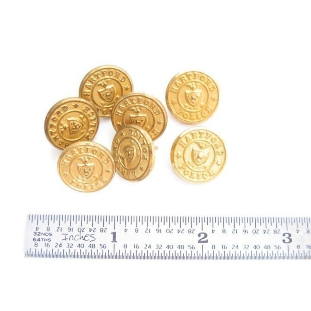 Vintage Hartford Gold Toned Buttons Lot - Picture 3 of 6